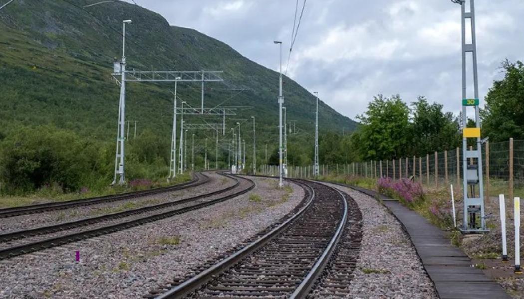 Spåret på sträckan Gällivare-Råtsi är slitet och byts ut. Foto: Trafikverket