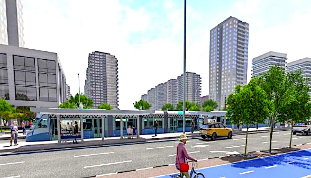 När linjen är färdigställd kommer den att drivas och underhållas under en period av 21 år genom ett joint venture mellan Electra Afikim, Minrav och Alstom. Den 41 kilometer långa banan med 20 stopp förväntas hantera upp till 120 000 passagerare dagligen. Bild: Yinon Consultation