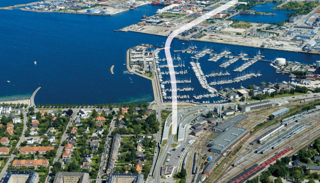 Nordhavnstunneln blir 1,4 kilometer lång. Foto: Vejdirektoratet