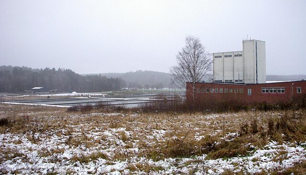 Norsborgs vattenverk, östra verket. Foto: Wikimedia Commons