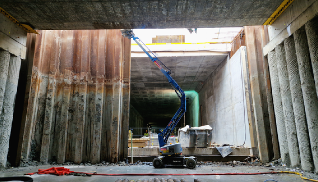 Spont i tunnel Bild: Trafikverket
