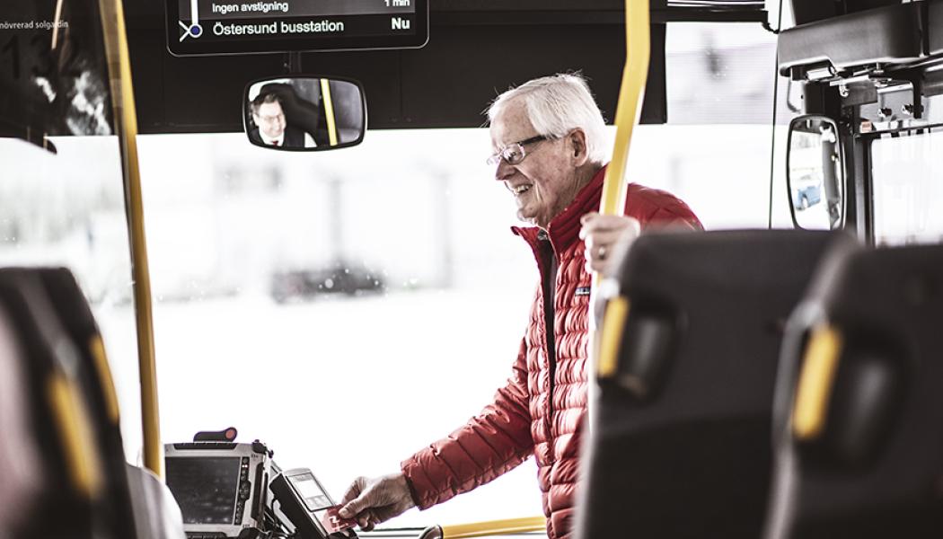 Ny app och utökat biljettsamarbete. Foto: Länstrafiken Jämtland