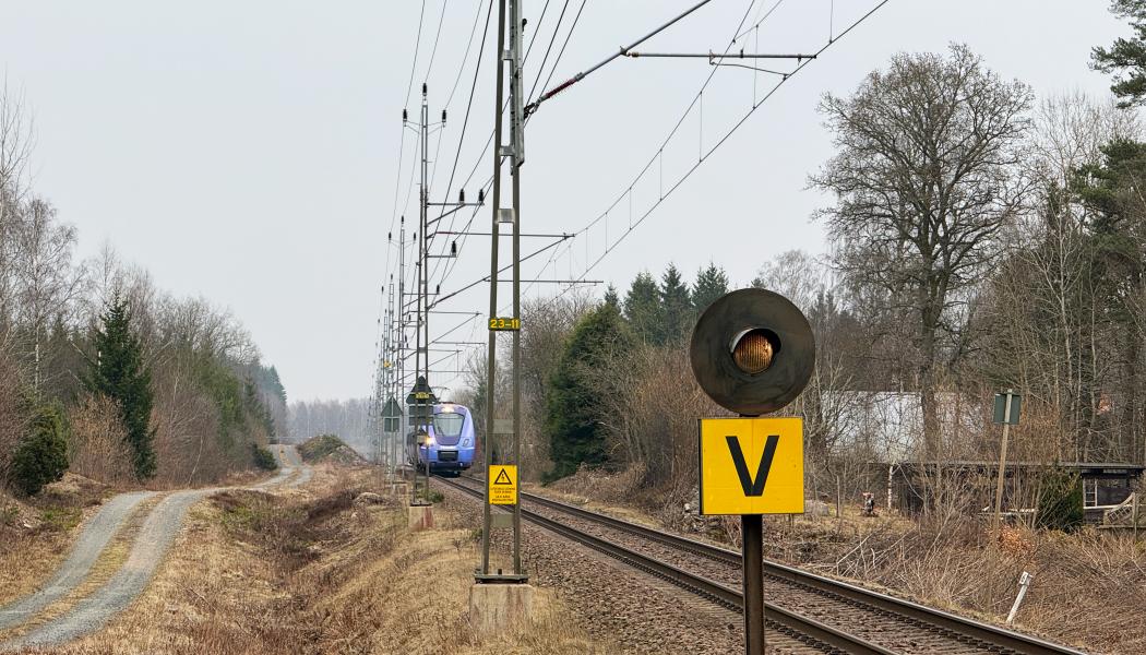 Nya signaler ska öka kapaciteten på Skånebanan. Fotograf: Norconsult