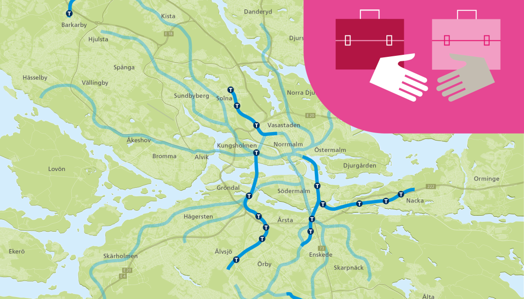 Förhandlingen inleddes i våras men avslutades utan resultat. Den återupptogs i september och har nu nått sin slutpunkt. Illustration: Region Stockholm/Martin Thelander/Maja Modén