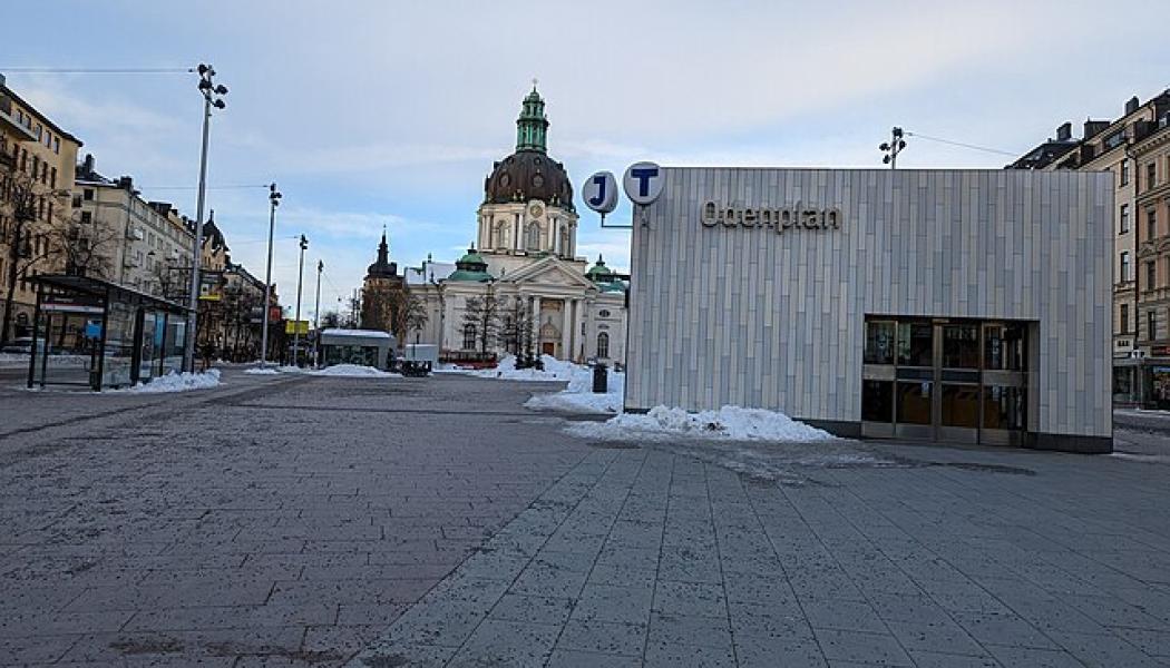 Vid Odenplan ska tunnlarna anslutas till den gröna linjen. Foto: Wikimedia Commons