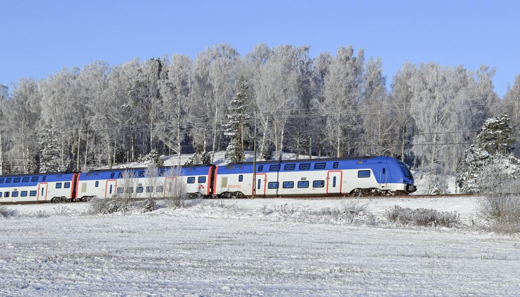 Mälartåg. Foto Niklas Björling