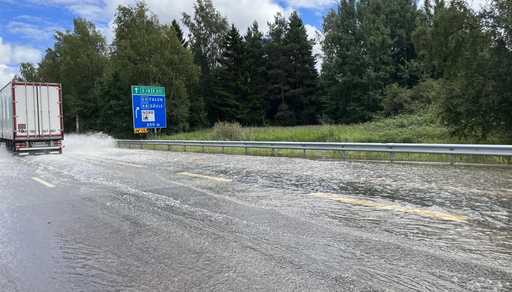 Översvämning i Örebro län. Foto: Länsstyrelsen Örebro län