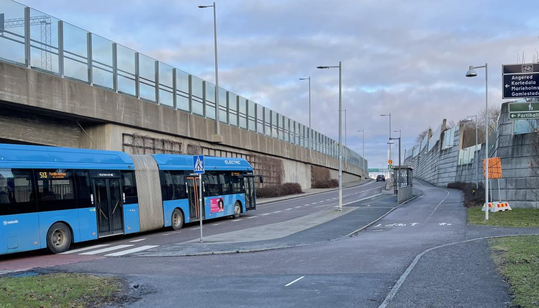  Trafiken under den här perioden påverkar samtliga trafikslag. Foto: Trafik Göteborg