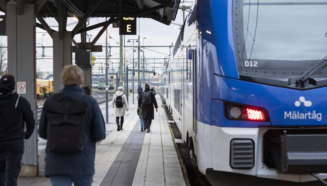 Pendlare reser med Mälartåg. Foto: Mälardalsrådet