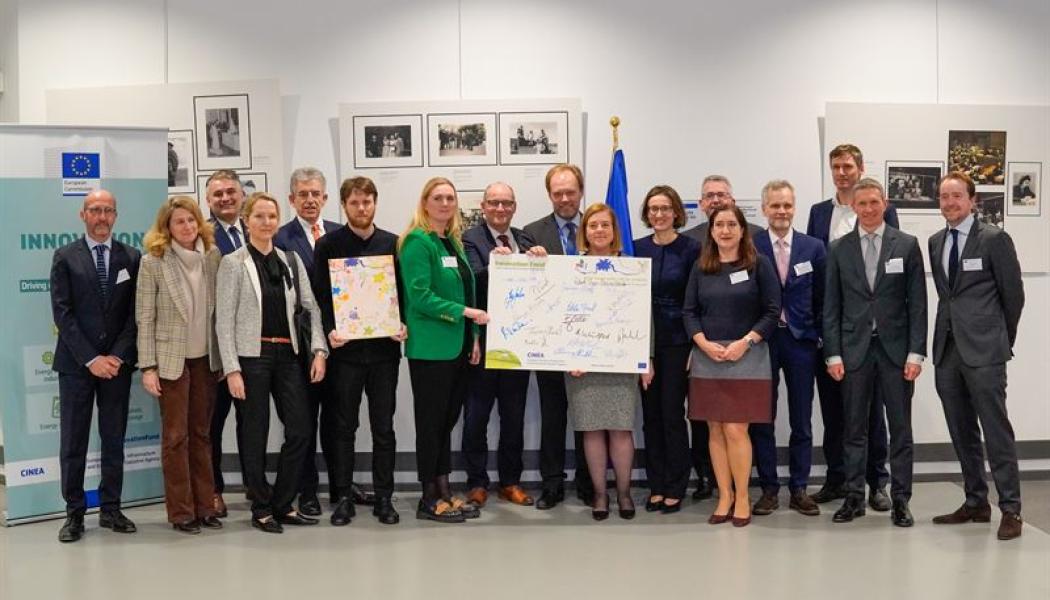Representanter från Perstorp, Uniper och CINEA. Foto: Perstorp