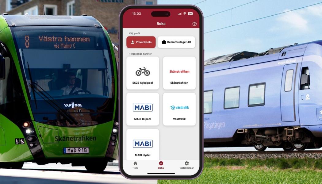 Kollektivtrafiken i Sverige passerar nu en milstolpe där Samtrafiken möjliggör tredjepartsförsäljning av all kollektivtrafik via ett nytt nationellt distributionssystem. Bild: Samtrafiken