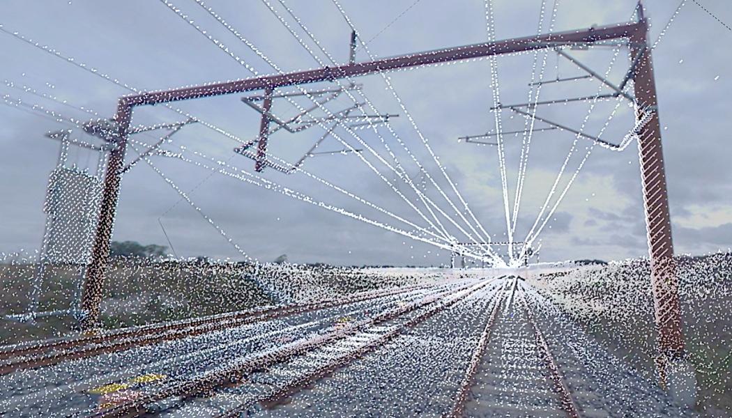 Järnvägsscanning. Bild: Banedanmark