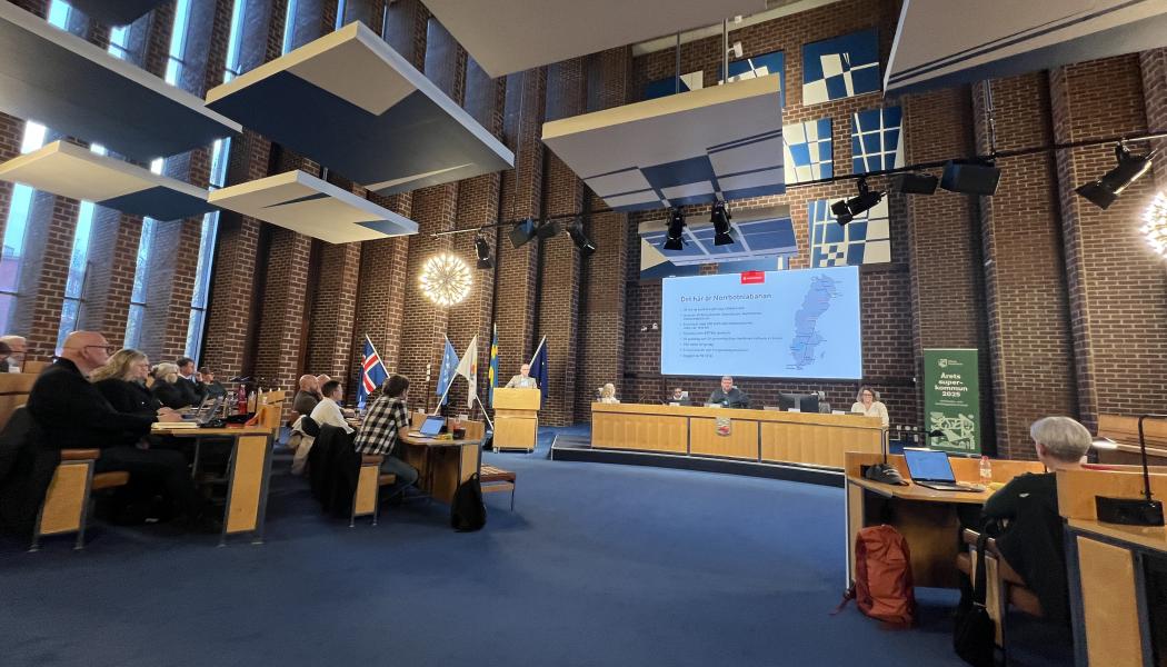 Beslutet om folkomröstningen om Norrbotniabanan fattades 27 oktober. Foto: Piteå kommun