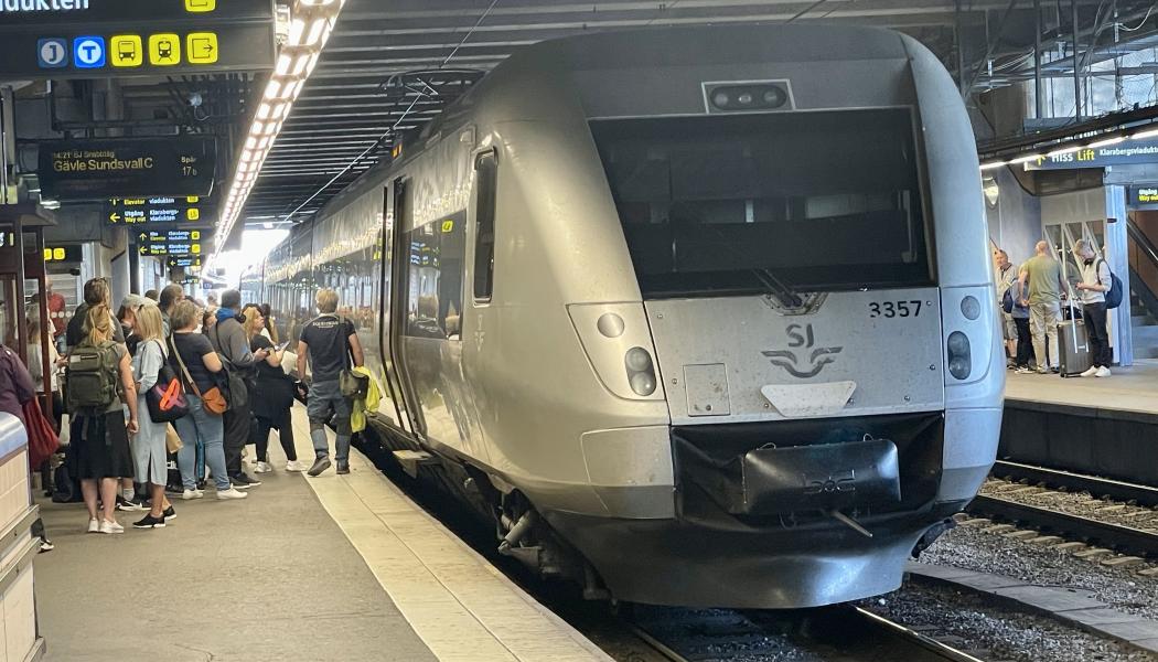 Minskat förtroende för både SJ och Trafikverket. Foto: Stina Wickenberg