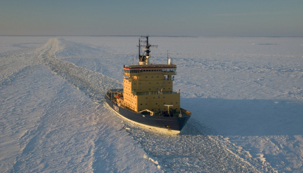 Årets isutbredning är den största på 15 år och en av de sex värsta på 40 år. Fotograf/Källa: Ove Nilsson/Sjöfartsverket
