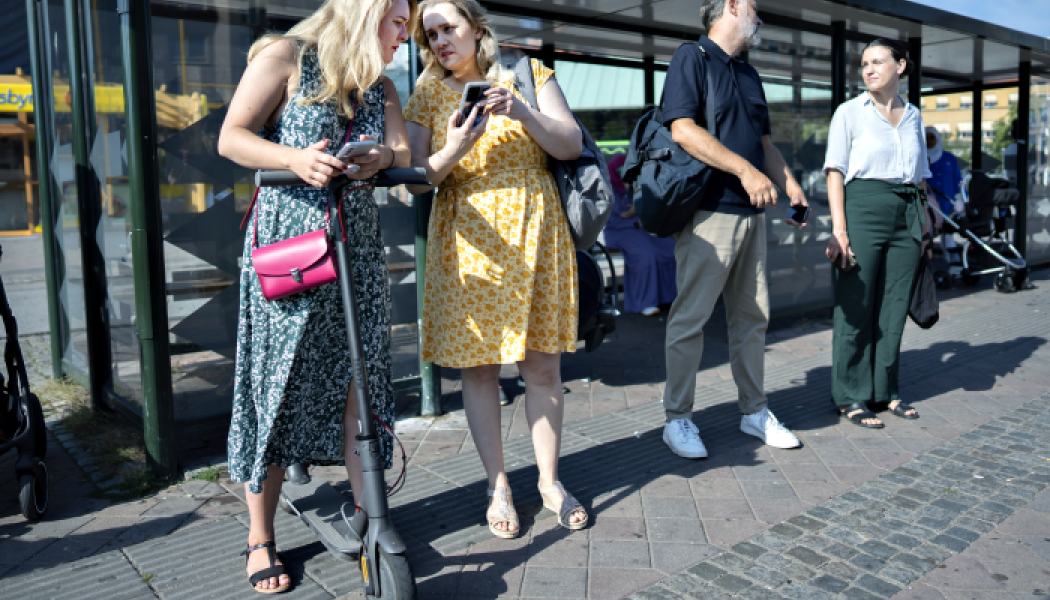 Hållplats Värnhem för regionbussar mellan Malmö och Lund Fotograf/Källa: Skånetrafiken

