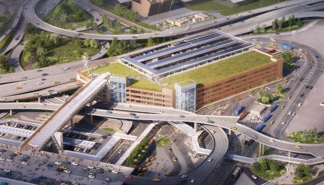 Skanska bygger vägnät och transportcenter på JFK Airport i New York, USA, för USD 868M, cirka 9,1 miljarder kronor Foto: Skanska