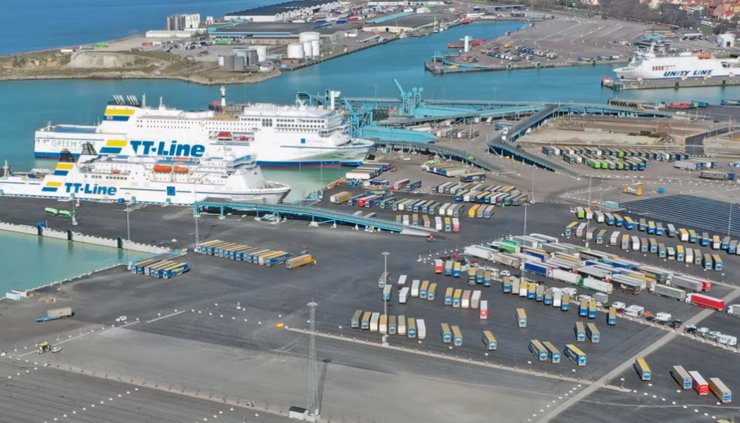Trelleborgs Hamn presenterar ett rekordresultat för 2021. Foto: Trelleborgs Hamn