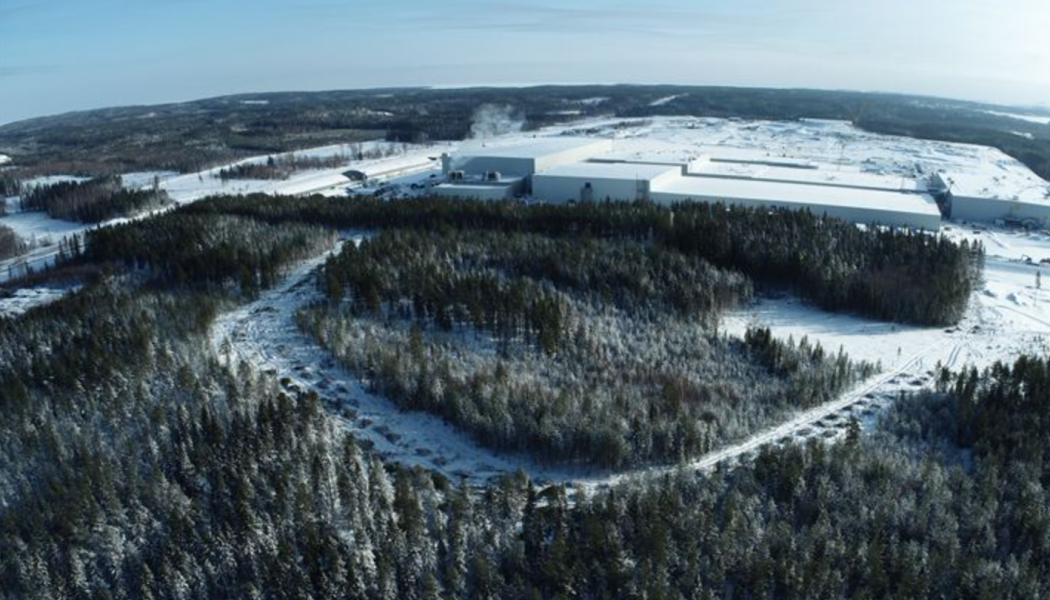 NCC utför markanläggningsarbeten för etableringen av Bergsbyns företagspark i Skellefteå. Foto: Mattias Holmgren, NCC
