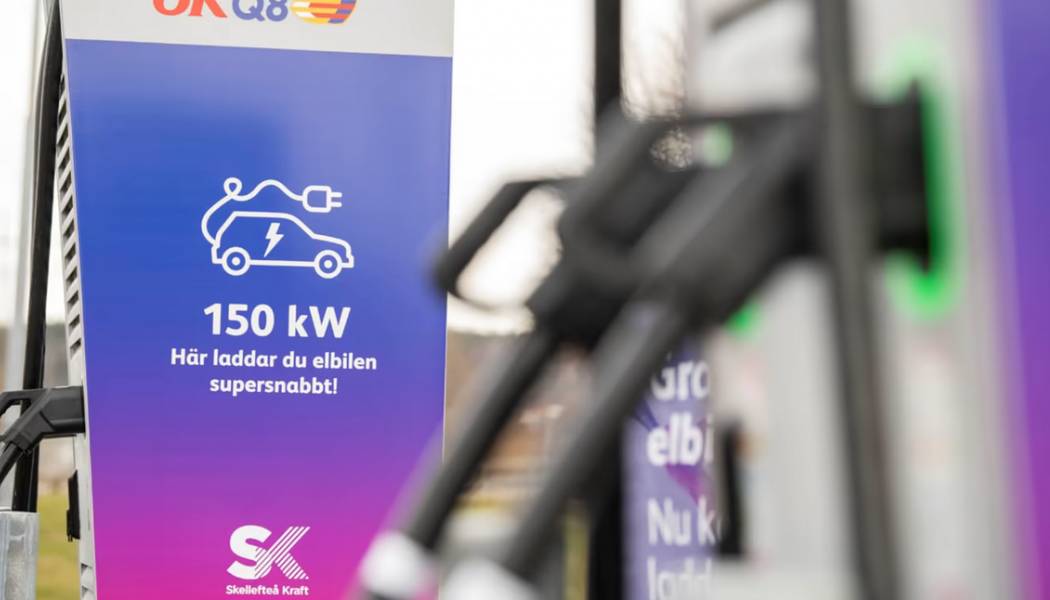 OKQ8 vill öka tillgängligheten för elbilsförare i hela landet. Foto: OKQ8