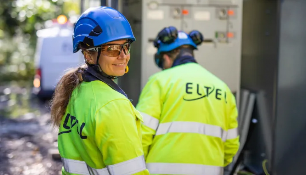 Eltel utför fiberinstallationer åt Kalmar Energi Elnät. Foto: Eltel  