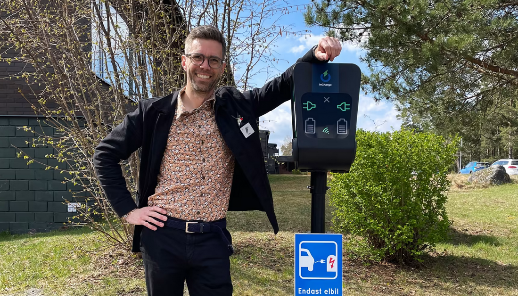 Eric Kling, IT-, fastighet- och hållbarhetsansvarig på Sigtunahöjdens parkering. Foto:  Sigtunahöjden