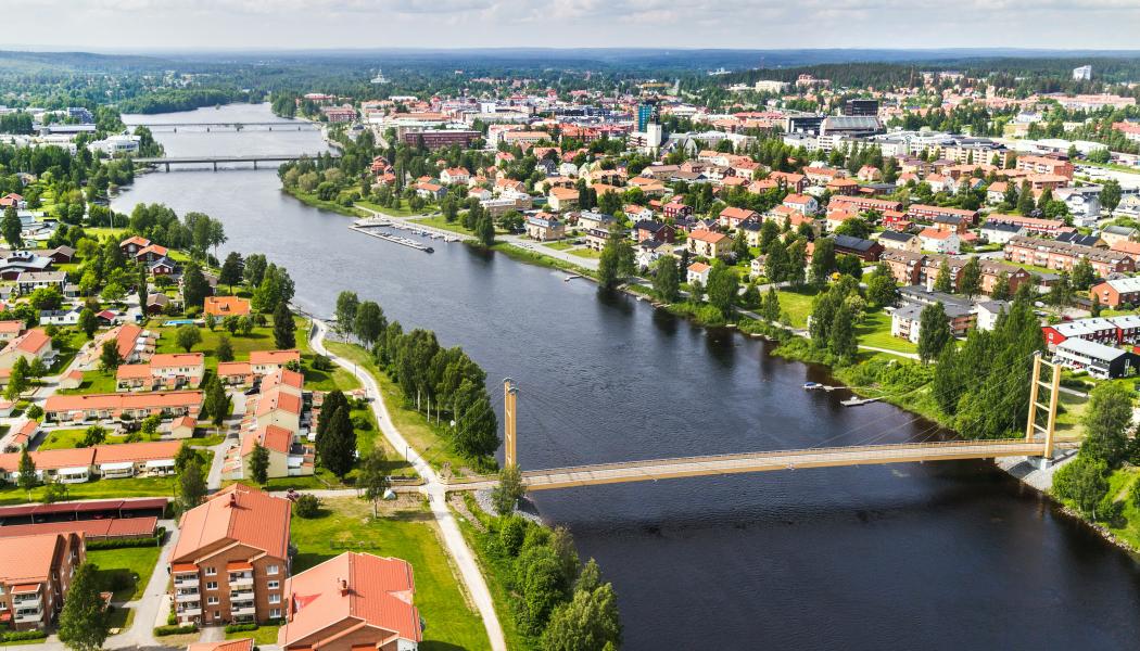 Vy över Älvsbacka i Skellefteå Foto: Jonas Westling