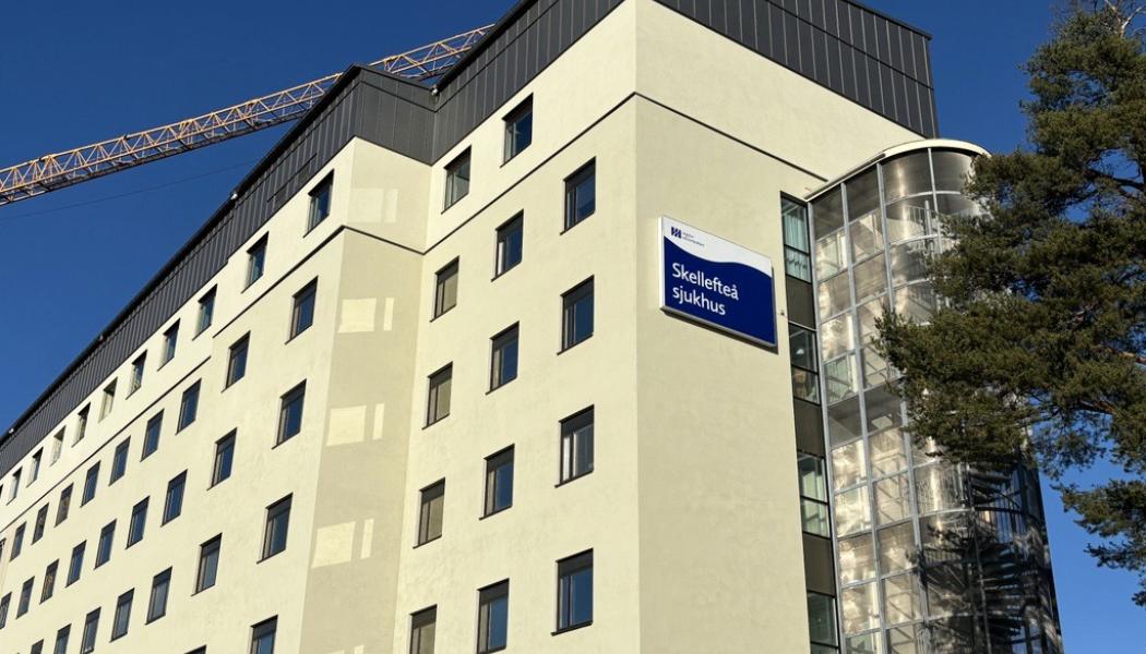 Skellefteå sjukhus. Foto: Telia