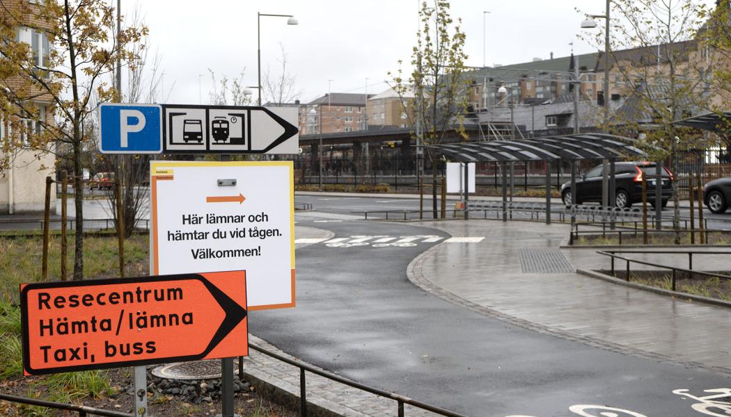 Karlstad Resecentrums södra sida invigs ett halvår före tidsplanen. Foto: Infrakraft