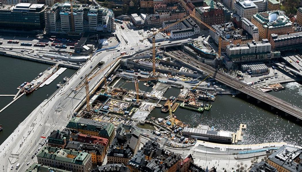Slussen, maj 2023. Foto: Lennart Johansson