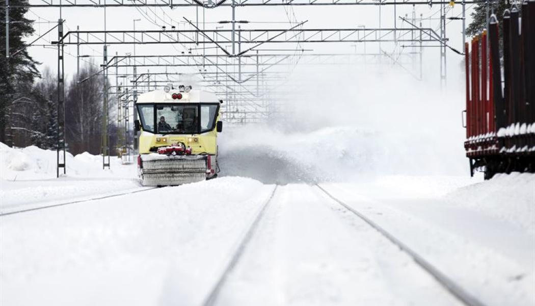 Snöröjning. Foto: Infranord

