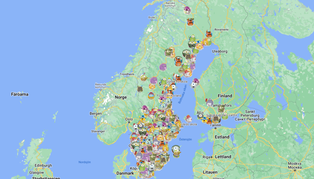 Monstren har spridit sig i Sverige. Foto: Hässleholm Miljö AB