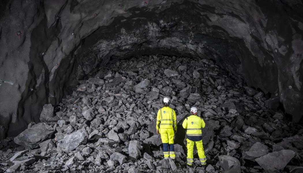 Tunneln 90 meter under Mälaren. Foto: Stockholm Vatten och Avfall