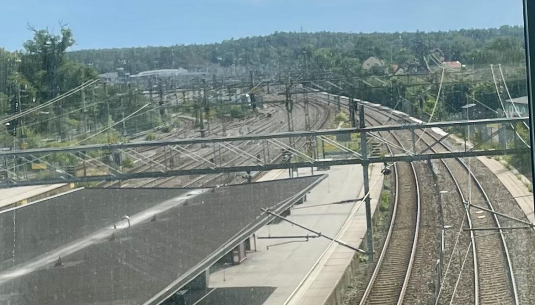Älvsjö stationsområde mot söder. Foto: Stina Wickenberg