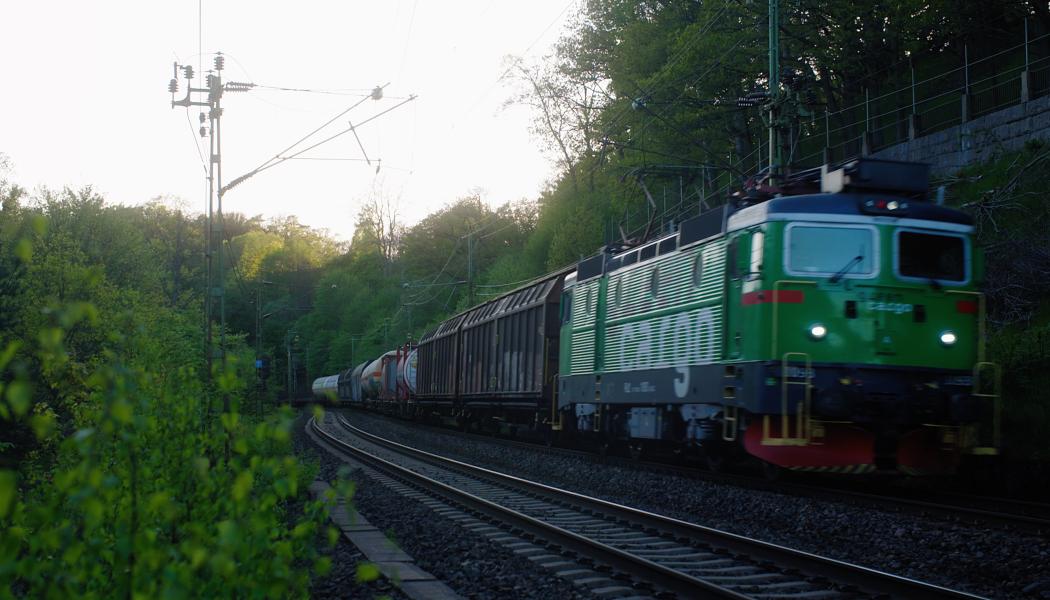Tåg närbild Göteborg. Foto: Michael Gartner