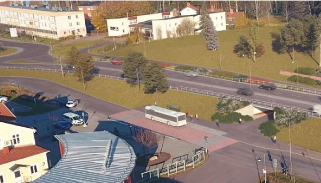 Nu pågår byggnation av delsträcka 2 genom Mora. Foto: Trafikverket