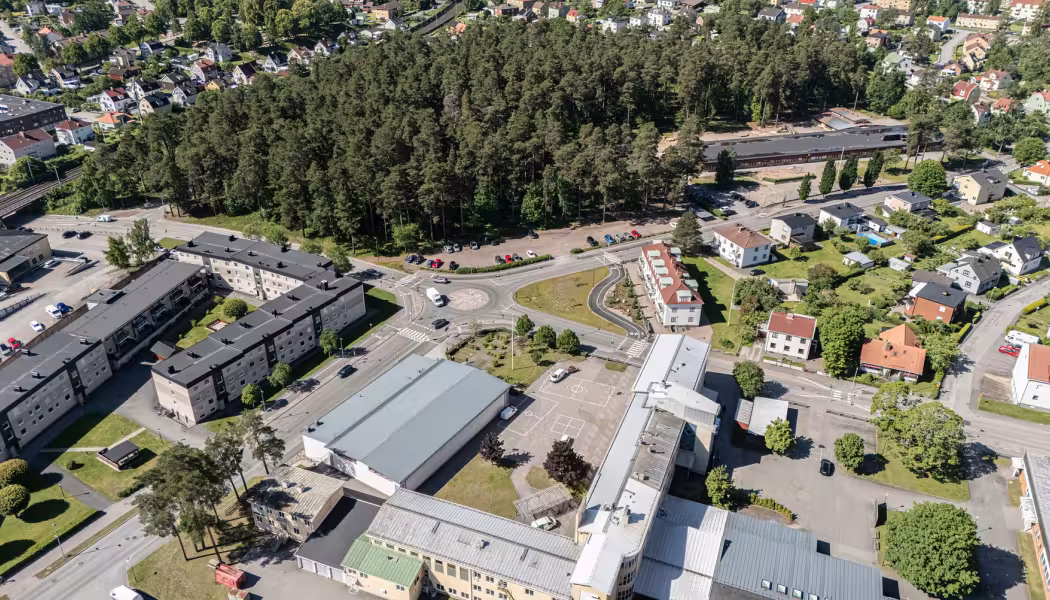 Ängaryd och Västra Vägen i Tranås. Foto: Tranås kommun