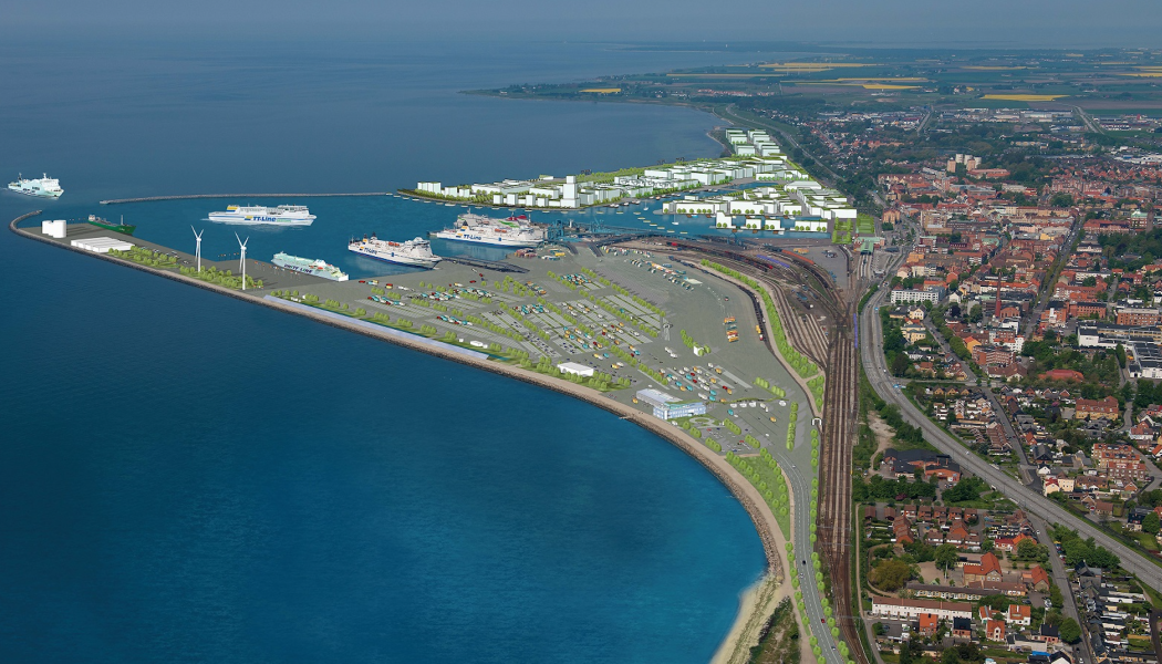 Trelleborgs Hamn ska nå nå nettonollutsläpp till 2040. Foto: Trelleborgs hamn