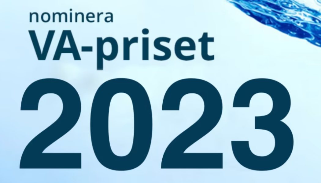 Nu är det dags att nominera din kandidat till VA-priset 2023. Bild: VA-Branschen i samverkan