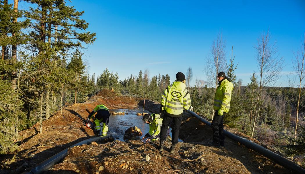 Bild från ett av infiltrationsförsök i området. Foto: Vakin