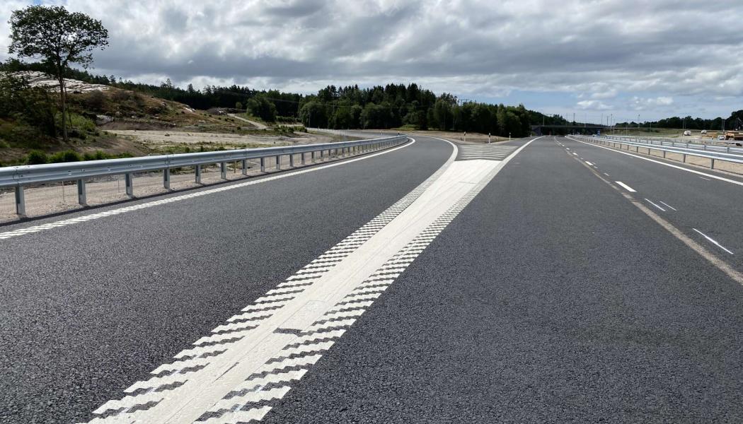 Förbifart på Väg 27. Foto: Peab
