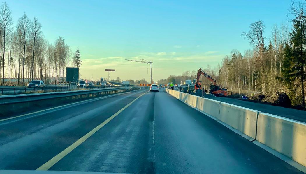 Vägarbete. Foto: Stina Wickenberg