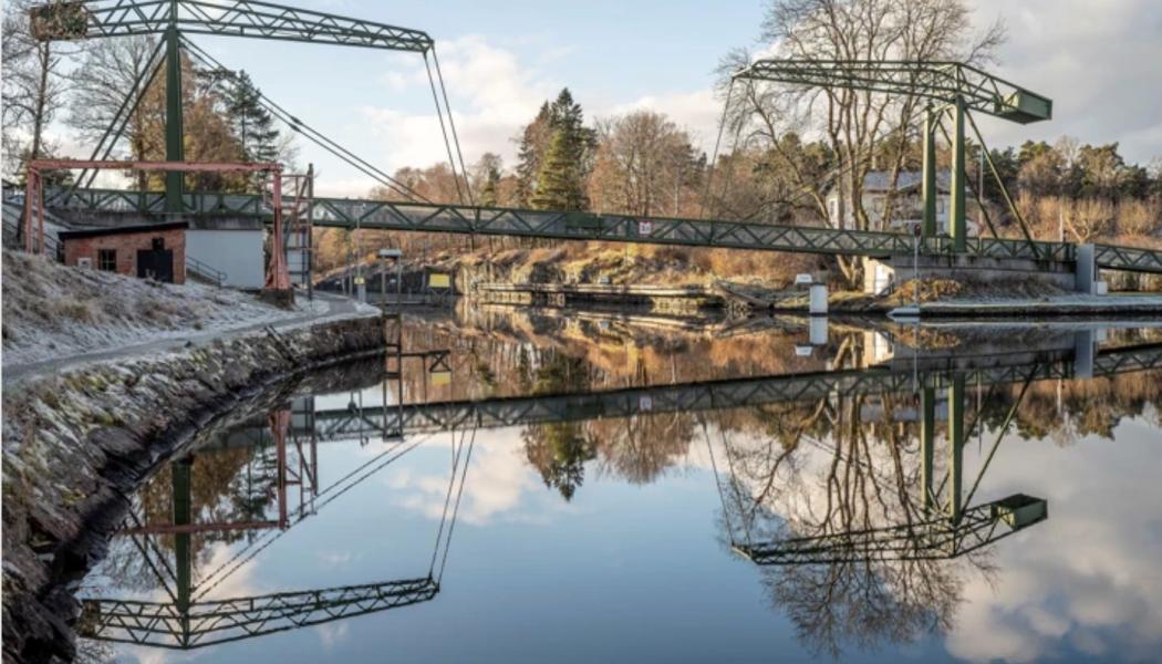 Olidebron i Trolllhättan flyttas till Vänersborg. Foto: Vänersborg  kommun