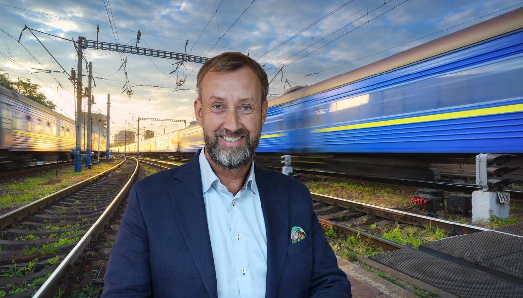 Montage, Johan Trouvé & järnväg. Bild: Västsvenska Handelskammaren