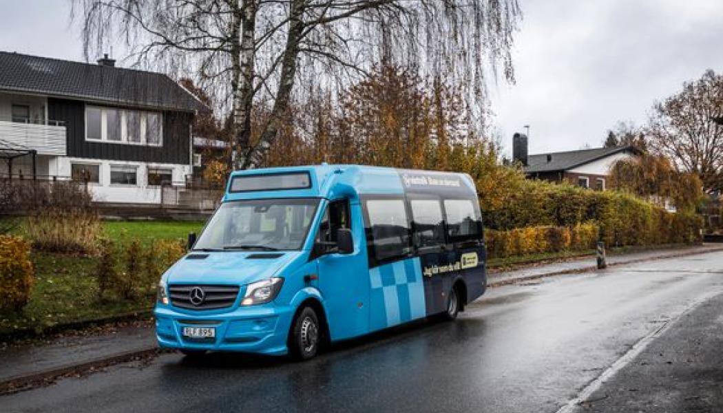 Buss on demand testas i Kinna, Skene och Örby. Foto: Eddie Löthman
