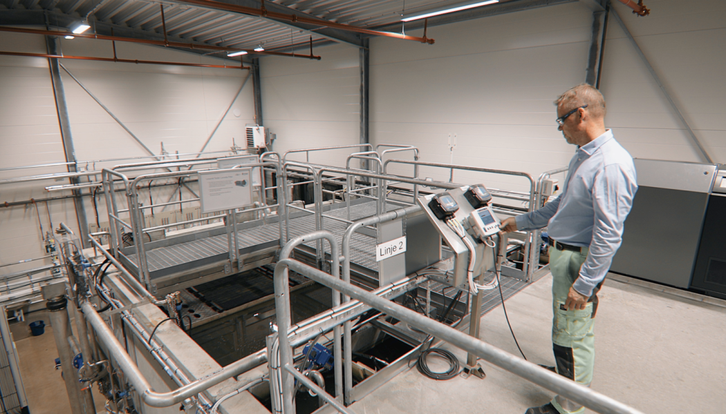 Med det nya vattenreningsverket skapar Xylem ett kretslopp för de 20 miljoner liter processvatten som används vid fabriken. Foto: Xylem  