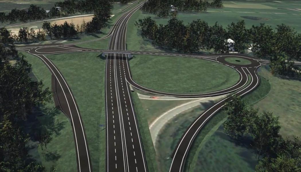 E20 Muggebo-Tjos. Bild: Trafikverket