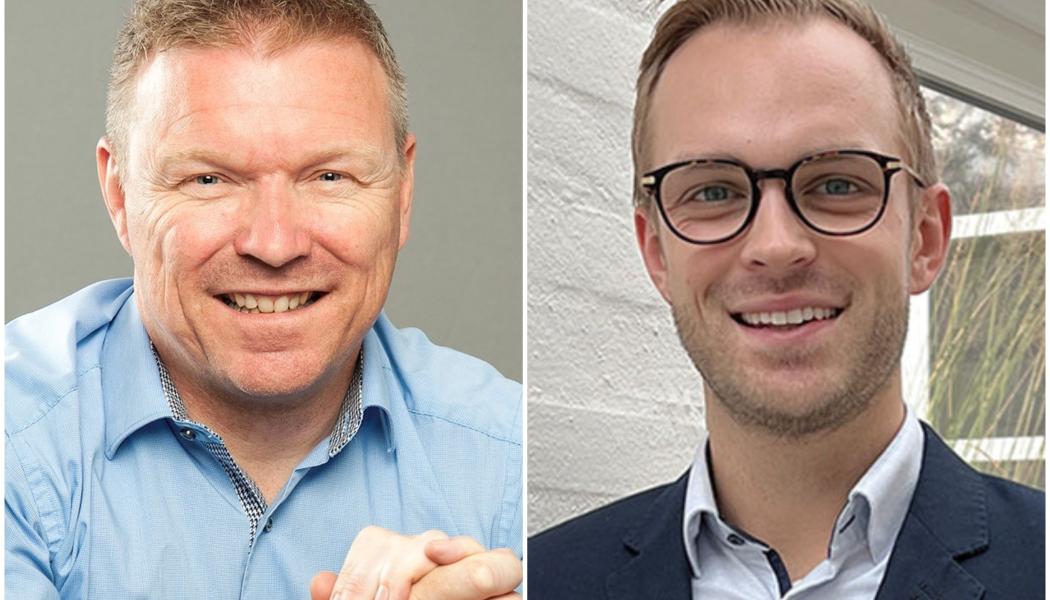 Vidar Handal och Mathias Poulsen. Foto: Wavin