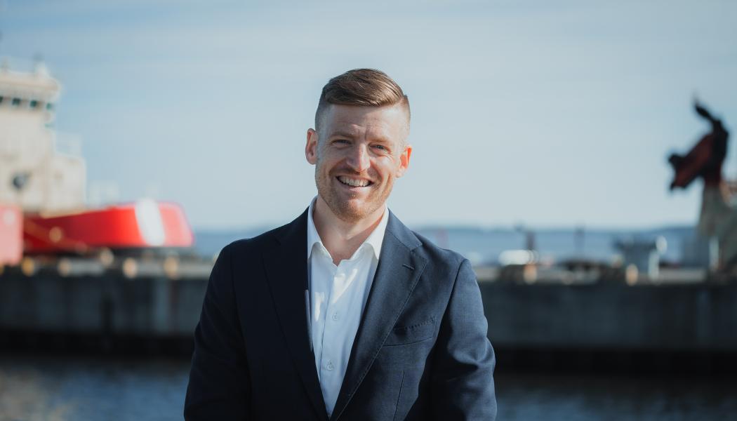 Viktor Linde. Foto: Luleå Hamn