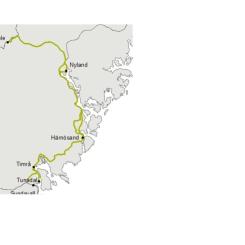 Den 18 mil långa Ådalsbanan går mellan Sundsvall och Långsele via Timrå, Härnösand och Kramfors. Bild: Trafikverket